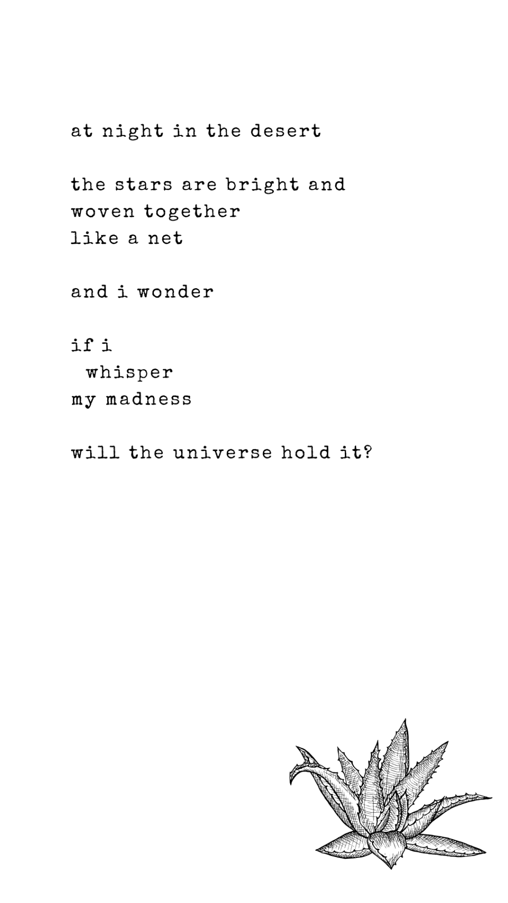 at night in the&nbsp;desert